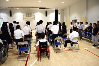 式の様子 式の様子
