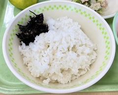 071016 ごはん、しそ味ひじき
