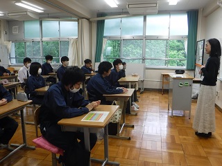 スクールカウンセラーによる授業