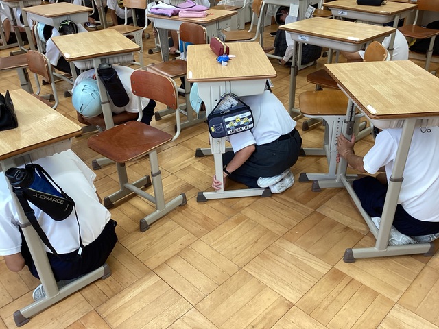 防災訓練の様子