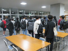 夜間避難訓練