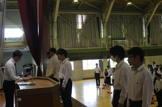 全校終礼４