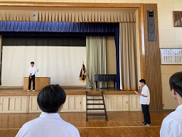 農ク壮行会
