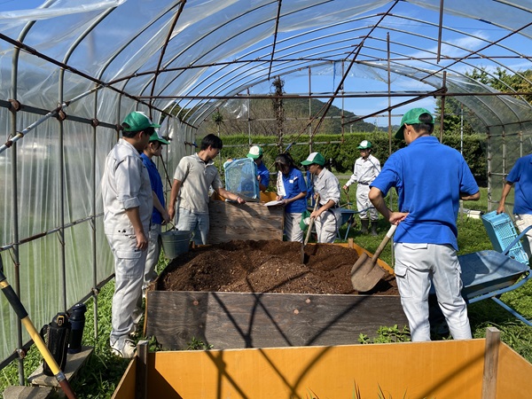 堆肥の実験