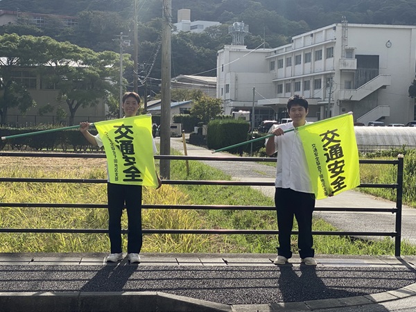 交通安全登校指導