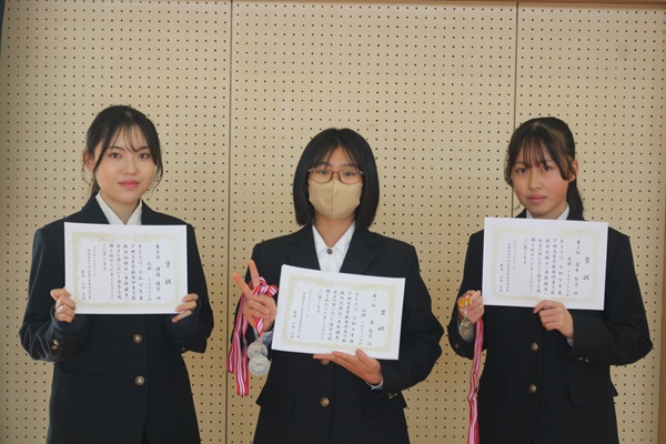 表彰式・二学期終業式