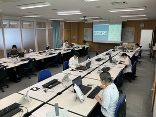 検定実施中2