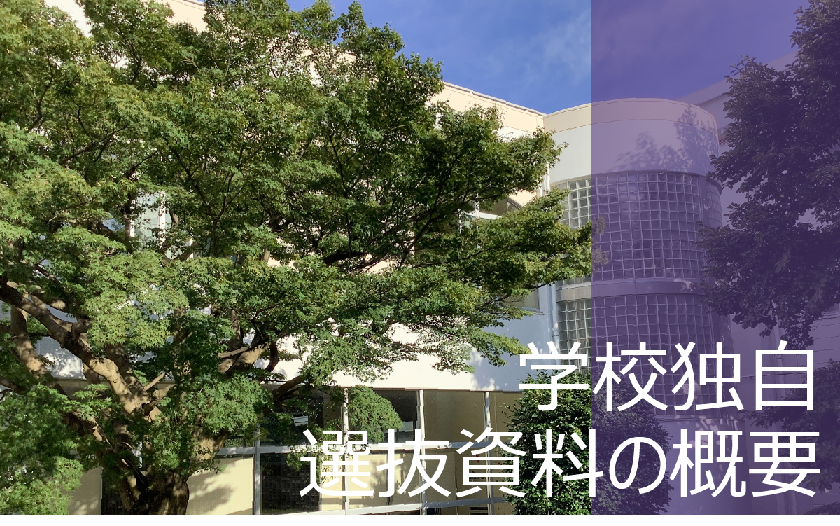 学校独自選抜資料の概要