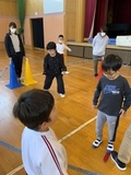 転がしドッジボールの様子