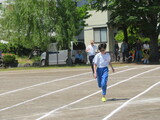 中学部生徒の徒競走 中学部生徒の徒競走