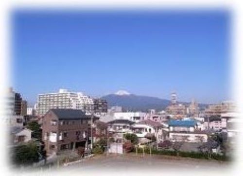 校舎から見える富士山