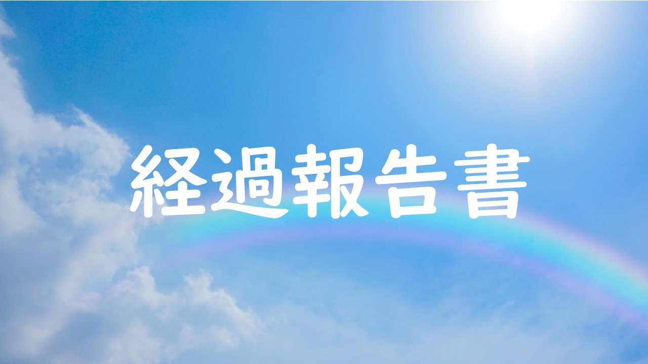 経過報告書