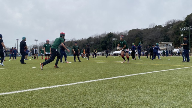 1対1のディフェンス練習