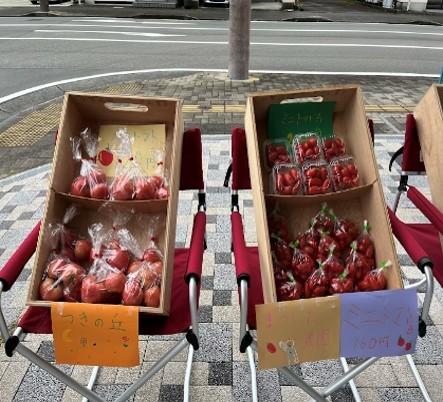地元農産物の販売