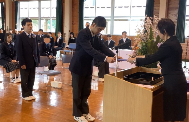 証書授与