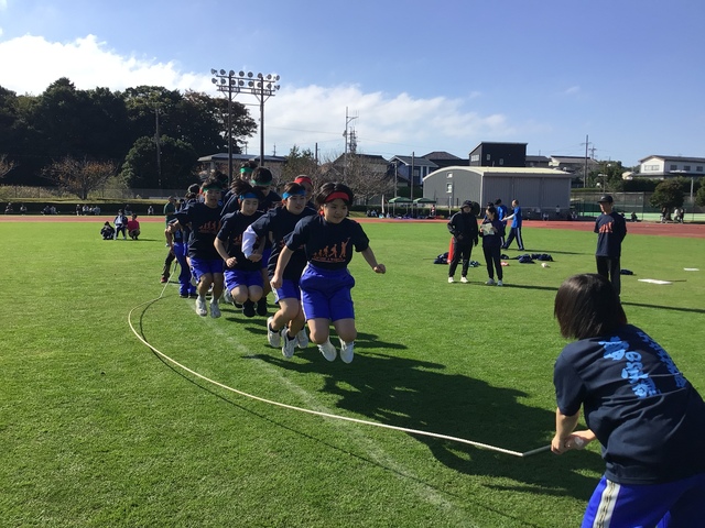 長縄跳び