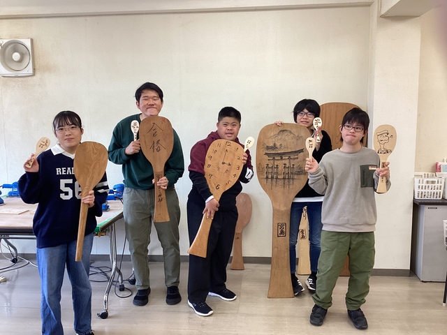 しゃもじ作り