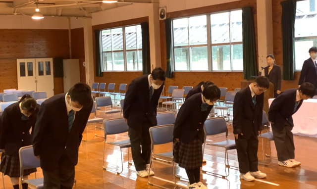 卒業式練習②