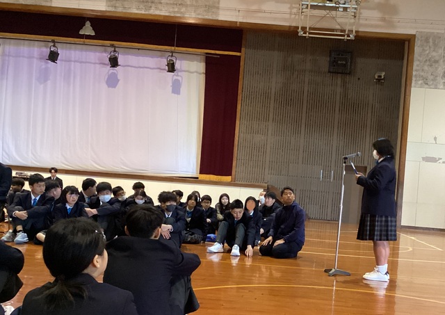 生徒会長の話