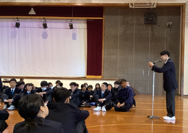 新入生代表の言葉