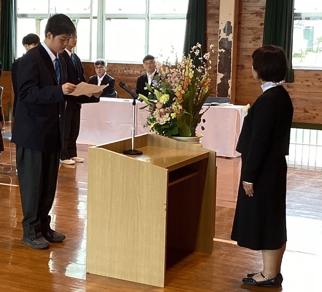 新入生誓いの言葉