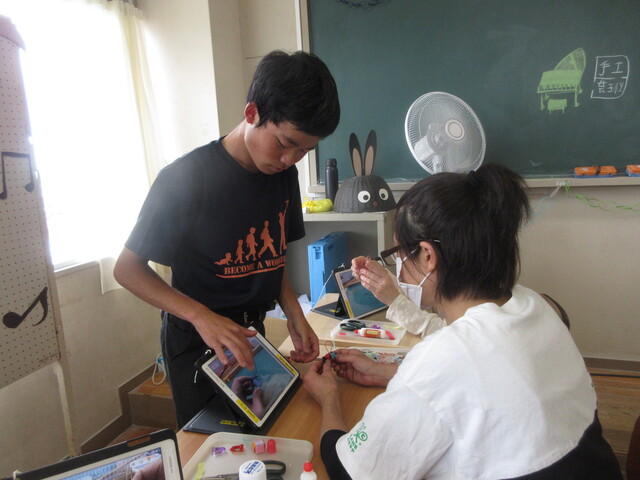 しぶき祭当日手工芸班②