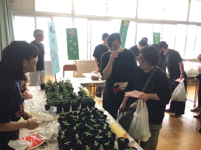 しぶき祭当日農園芸班②