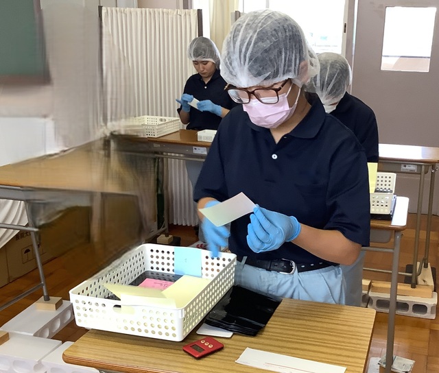 校内実習の様子