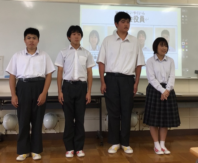 生徒会役員任命式②