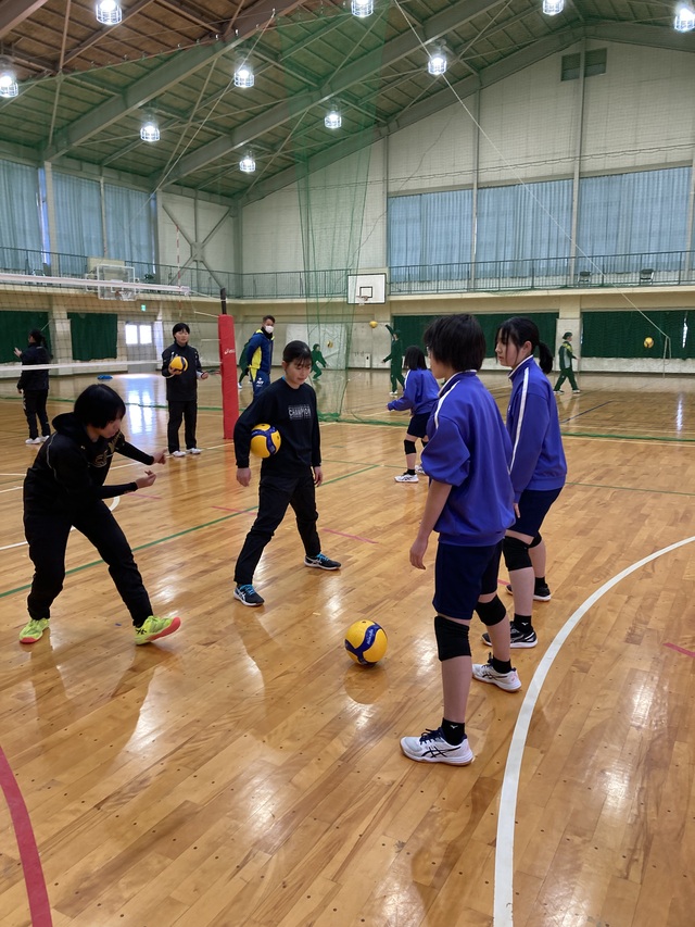 女バレ②