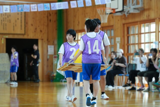 中学部スポフェス (269) ボール運び③