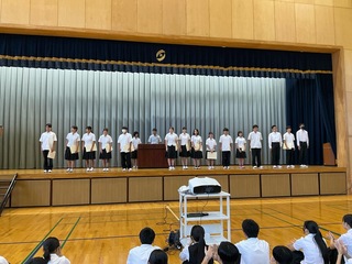 10月朝礼１