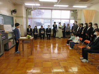 始業式　5年生の発表