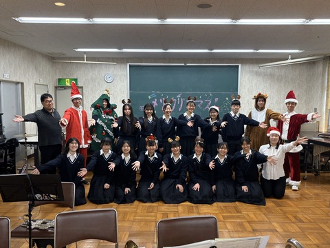 吹奏楽部集合写真