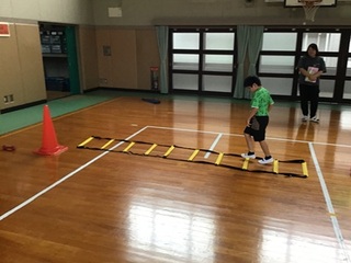 体育館の様子