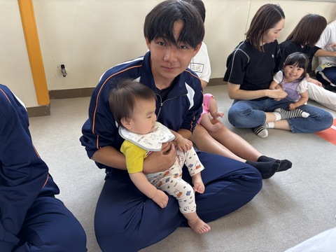 抱っこさせてもらえたよ