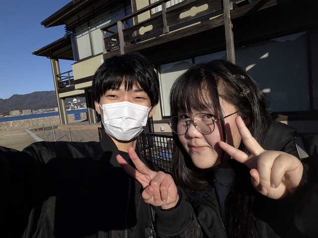 宮島にて