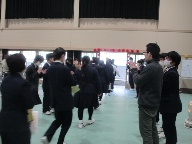 退場の様子