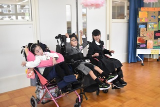 控え室にて
