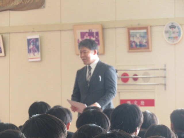 3年生学年集会②