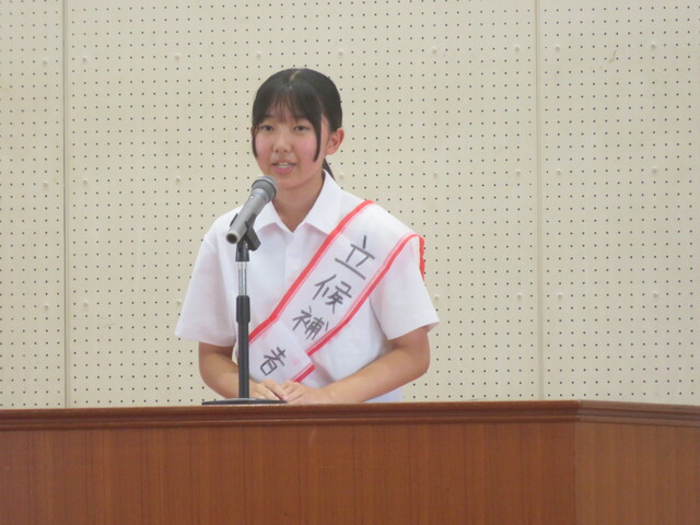 立会演説会