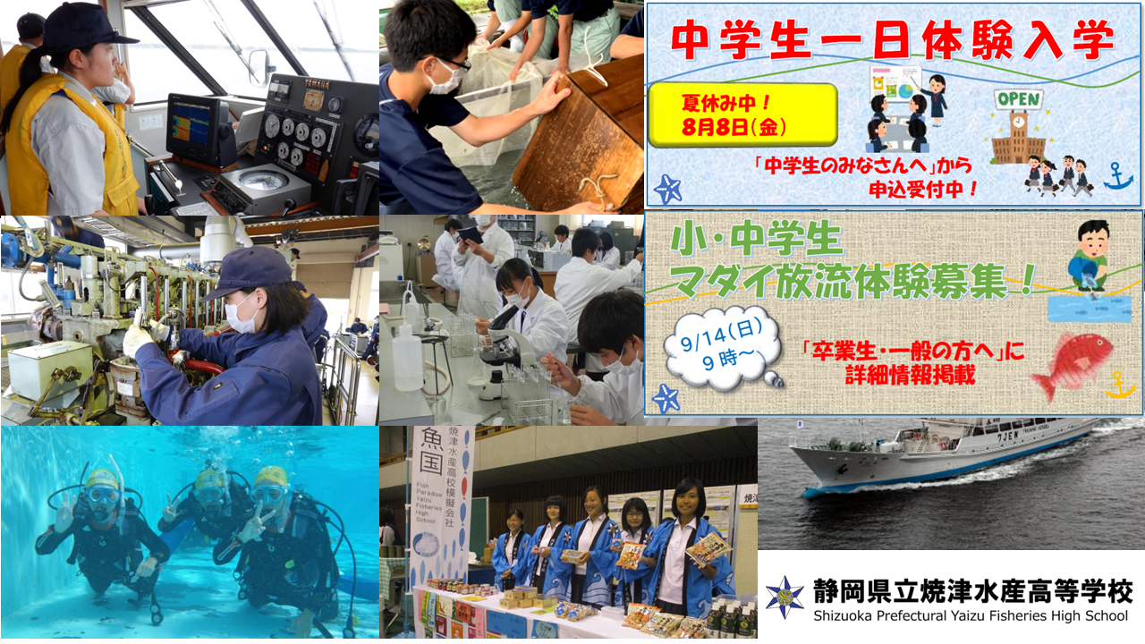 プレゼンテーション（集約）体験入学　7.7　放流体験追加