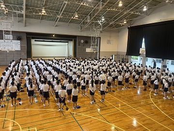 体育大会予行１