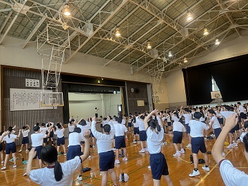 体育大会予行２