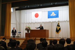 同窓会入会式・表彰式