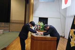同窓会入会式・表彰式