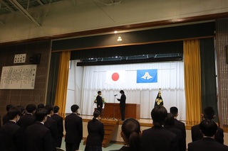 同窓会入会式・表彰式