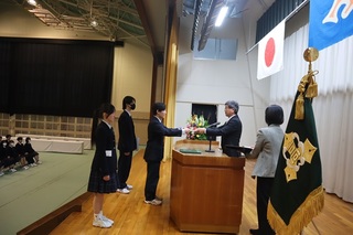 同窓会入会式・表彰式