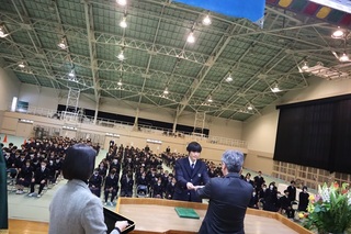 同窓会入会式・表彰式