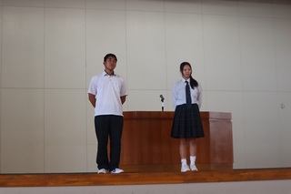 表彰式・壮行会